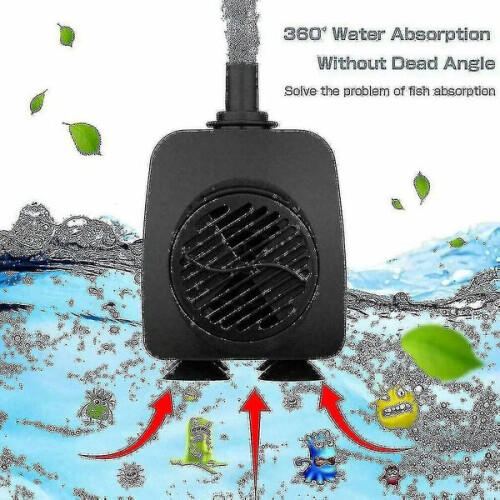 Pompe à eau submersible 15 W 800 l/h 12 LED 2