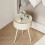 Comodino moderno color crema - compatto 4