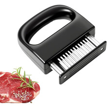Ablandador carne 2026, herramienta acero agujas para BBQ hogar cocina
