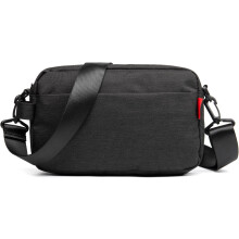 Torba messenger, czarna, mała, unisex