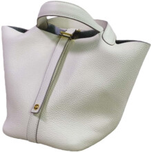 Echtes Leder Bucket Bag für Damen alter Trend Lychee Drawstring weicher Korb Tote Bag