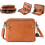 Sac bandoulière cuir 3 couches multiples 1