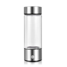 Générateur d'eau hydrogène portable, rechargeable USB, verre borosilicaté 500ml