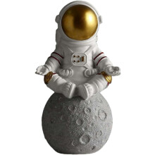 Kreativní socha astronauta do auta, figurka na stůl, kancelář