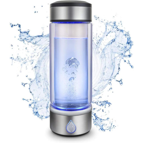 Bouteille eau hydrogène portable technologie PEM, antioxydant