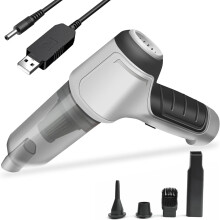 Aspirapolvere auto portatile mini 2 in 1, con filtro HEPA, 12000 PA, anche soffiatore