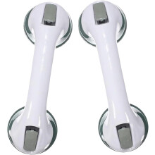 Saugnapf Haltegriff 30cm, 2er-Pack, Duschhandlauf für Senioren