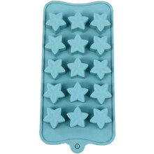 3D Stern Eiswürfelform, 15 Kavitäten Silikon