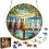 Suncatcher chat puzzle 20cm, acrylique décoration 1