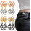 8 boutons jean fleur, sans couture pour taille large 1