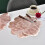 6 sets de table rose métallique, 38cm vinyle pressé 1