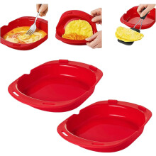 2 cuiseurs œuf micro-ondes silicone, antiadhésif