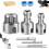 4-in-1 Power Water Pipe Threader Tool, Drill-Driven for 1/2",3/4",1" Pipes 1