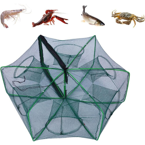 Piège poisson auto-ouvrant lourd, 360 pour écrevisses
