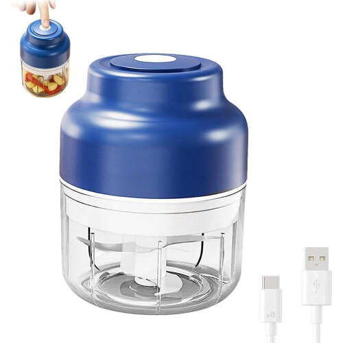 Hachoir ail électrique 250ml, USB pour voyage