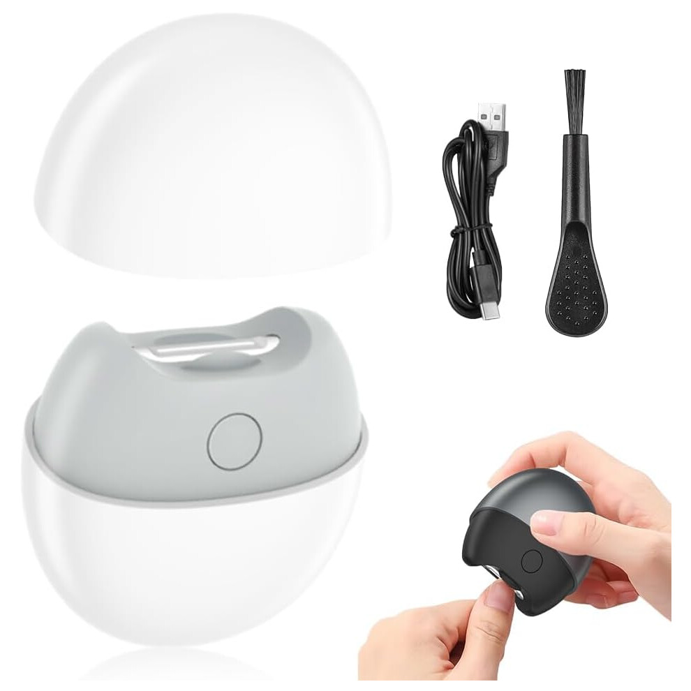 Oimg Electric Nail Clipper, Automatic Fingernail Trimmer With Led Light & Debris Storage