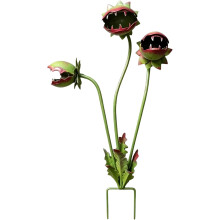 Estaca jardín planta carnívora, 25 pulgadas Venus atrapamoscas