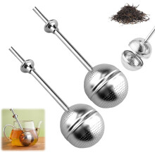 2 Infuzoare Ceai Retractabile, Inox, Plasă Fină, Strecurătoare