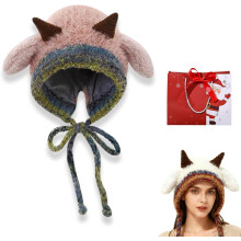 Hirsch Aufbewahrungshut - Weihnachts Geweih Mütze & Tasche