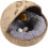 Nid coco naturel avec coussin chaud, suspendu 1