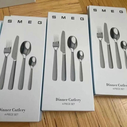 4.Piece.Western Tableware Set with Knife, Spoon, Fork Stainless Steel Set~ 1