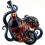 Künstlerische 3D-Oktopus Glas Karaffe, 350ml 1