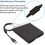 USB-floppy drive, externe USB-floppy drive 1,44 MB Slim 3