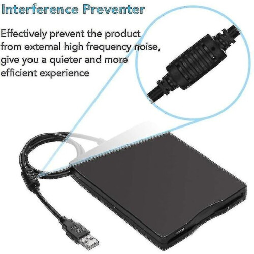 USB-floppy drive, externe USB-floppy drive 1,44 MB Slim 2
