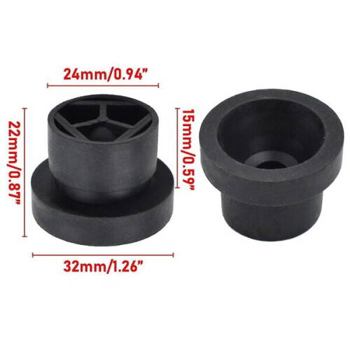 Rubberen motorafdekking 31293164, 4 stuks. 1