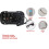 Placa Amplificadora de Áudio Digital  para Carro É Recarregável em 12V Pode Conectar A 2 Microfones para Alto-Falante de 8-10 Polegadas 9