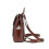 Rucksack aus echtem Leder, braun 2