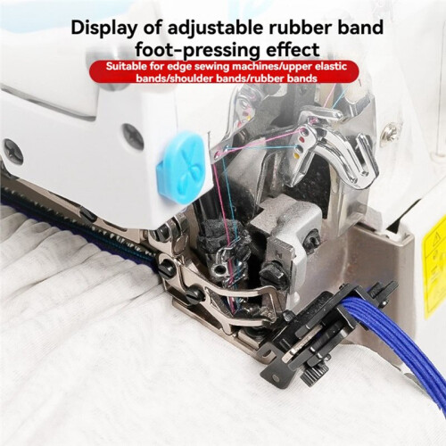 Adjustable Elastic Band Presser Foot for EX/988 Overlock Serger W/High Handle,Upper Elastic Shoulder Straps Rubber Bands 2