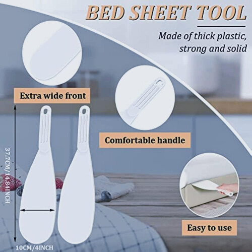 Bed Making Tools - 2 Pieces for Easy Sheet Changing, Home & Commercial Use 2