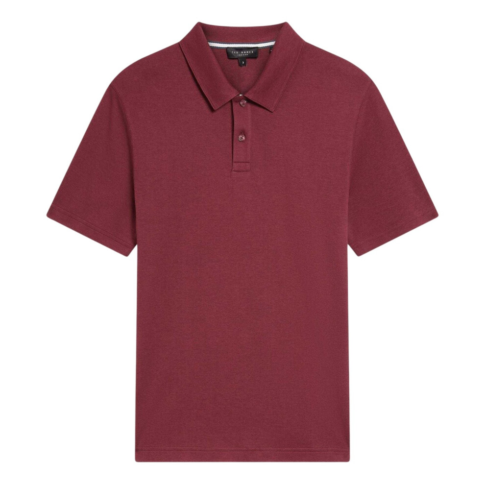 Ted Baker (M, Wine) Mens Polo Shirt Multicoloured