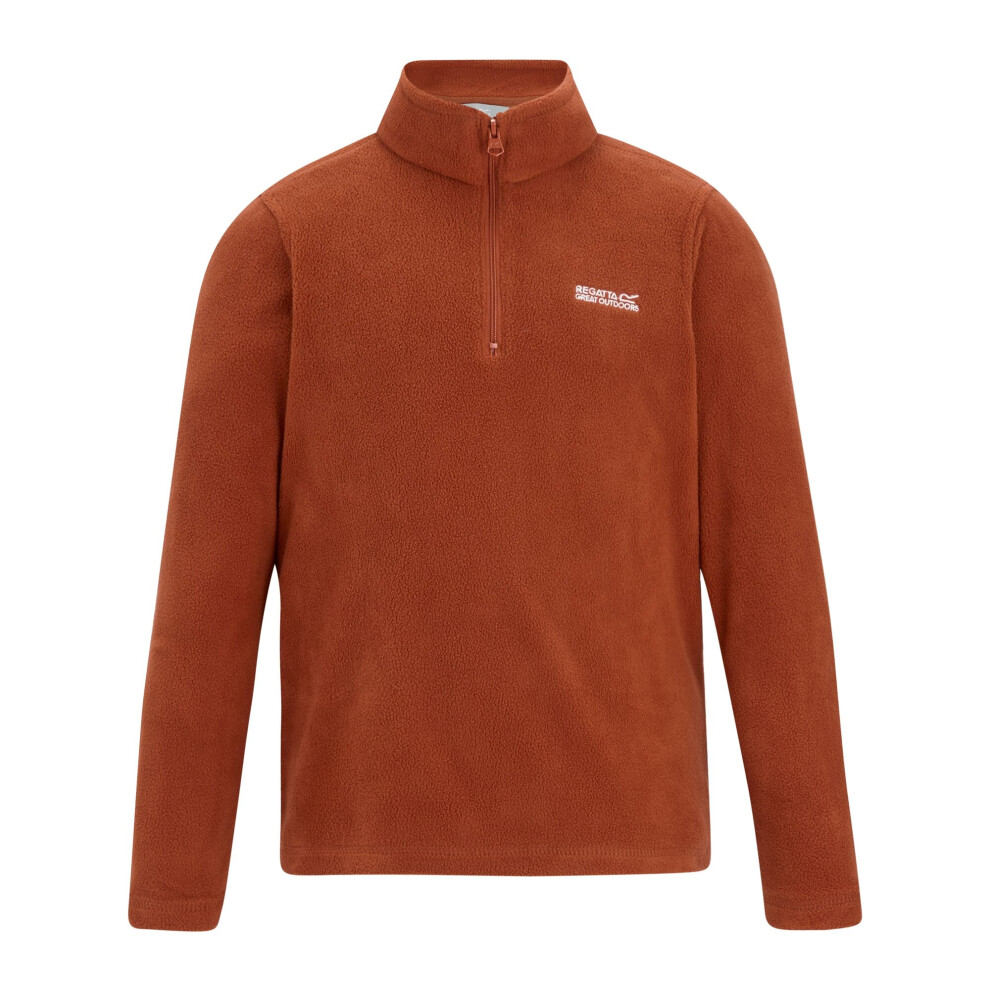 Regatta (5-6 Years, Brick) Great Outdoors Childrens/Kids Hot Shot Ii Half Zip Fleece Top Multicoloured