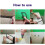 Upgrade Universal Ruler with Tile Positioning, Aluminum Multi Angle Template Laser Scale 4