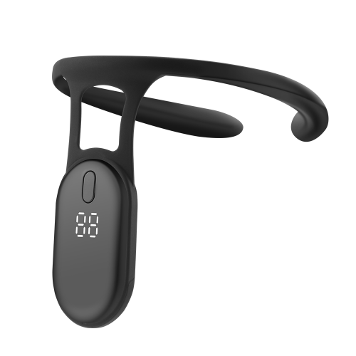 (Black) Intelligent Back Posture Correction with Vibration Reminder Invisible Potential Corrector Suitable for Adjustable Brackets Belt
