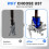 5 Pcs Screwdriver Magnetizer Ring Set, 1/4" Hex Bit Magnetic Holder for Drill Bits 3
