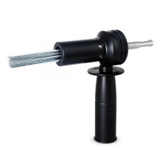 sds plus electric hammer needle scaler adapter for rust removal concrete drilling tile installation