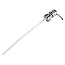 Smedbo, 1 Piece 304 Stainless Steel Liquid Soap Shampoo Silver White Pump for Kitchen and Bathroom Use