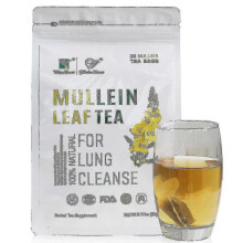 Mullein Leaf Tea, Mullein Tea for Lung Cleanse, Natural Healthy Herbal Tea for Lung Detox And Respiratory Support, 40 Tea Bags