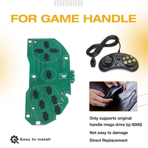 DIY  Modification Kit Retro Wireless Conversion Accessory for  MD Classic Game Handle 1