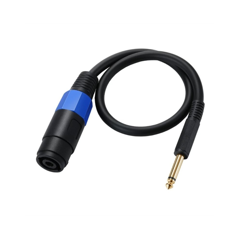 1/4 Ts Male To Speakon Female Speaker Cable Speakon To 6.35Mm Mono Adapter Speaker Plug Adapter 1/4" To Twist Lock 4711270902357