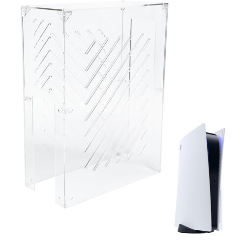 Clear Acrylic Dust Proof Cover,Transparent Protection Case for   5 Pro/Slim/Disc/Digital Editions 2