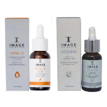 (grey) Skincare Vital C Hydrating Facial Oil - Antioxidant Repair, Brightening Moisturizer Serum