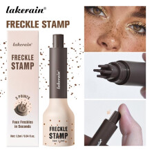 (2) Natural Faux Freckle Pen Stamp Not Easy Fade 5-Dot Press Mole & Spot Pen Precise Dotting Portable Mini