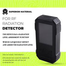 Handheld 3-in-One Electric Field Magnetic Field for RF Radiation Detector EMF Meter for Electromagnetic Radiation