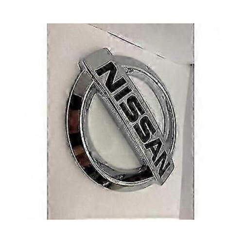 Nissan Chrome 15cm X 13cm Rear Tailgate Badge 1