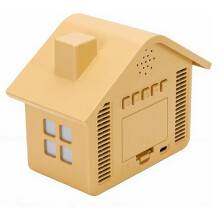 Led Alarm Clock Small House Shaped Digital Alarm Clock with Nightlight, Cute Bedside Desk for Bedroom Living Room