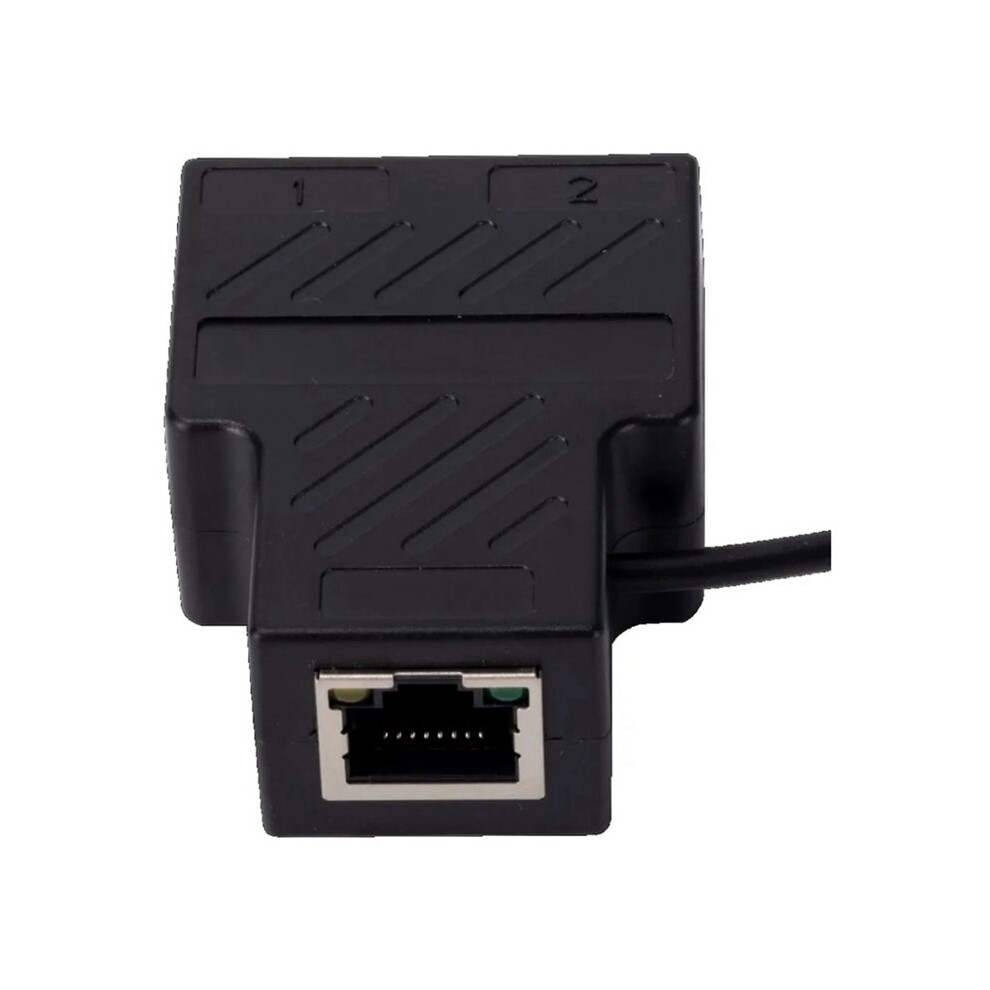 Ethernet Splitter 1 To 2 Rj45 Network Splitter Ethernet Adapter Lan Internet Cable Adapter For Cat 5/5E/6/7/8 Cable 6032834954178